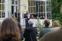 Kulturdezernentin Eva Bender bei der Begrüßung